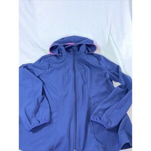 Navy Blue HeartSoul Scrub Break On Through Zip Front Warmup Jacket  20310 NAYH L